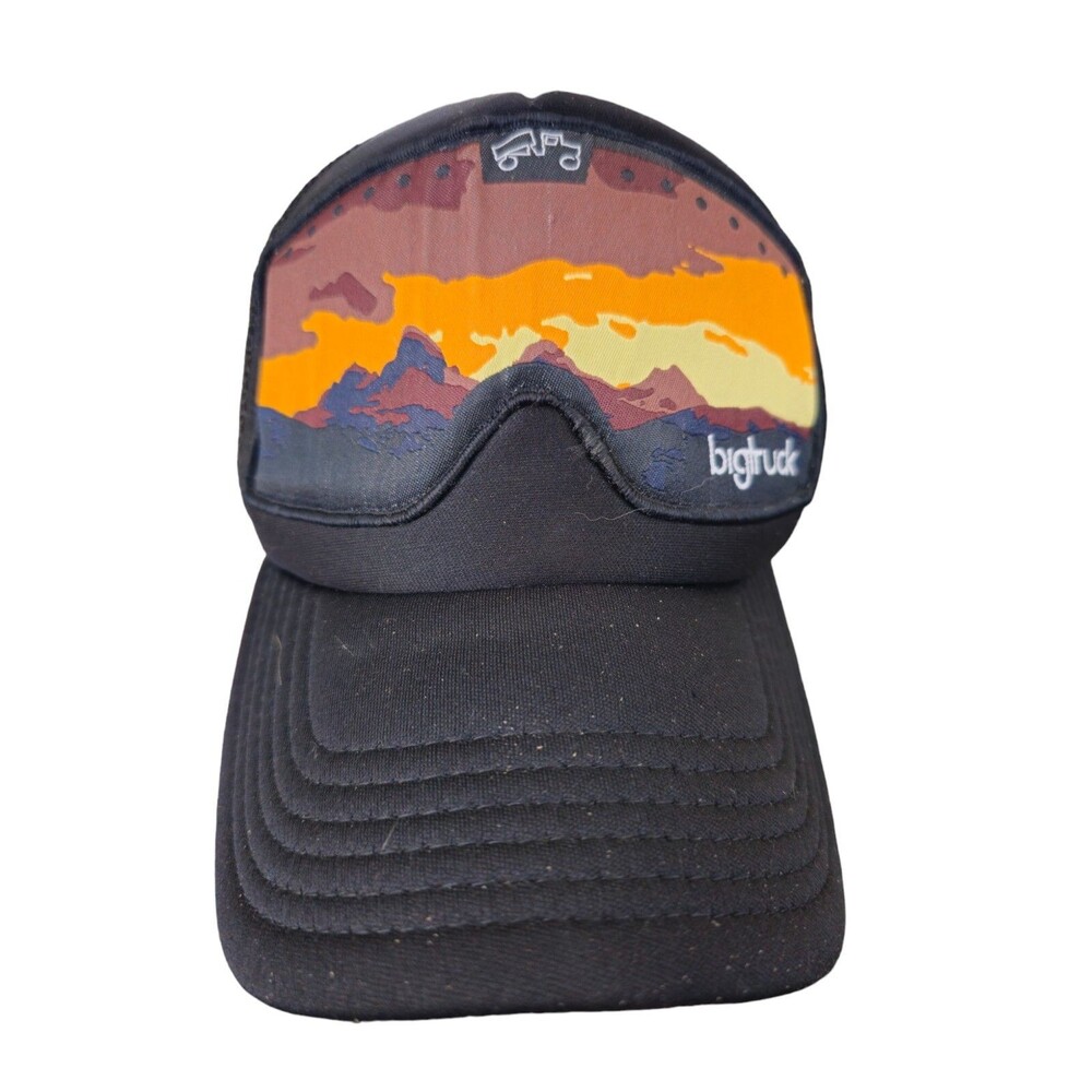 Big Truck Hat Cap Mens Snapback Blue Trucker Mesh Ski Goggle Snowboard